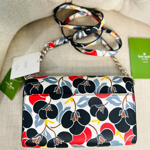 NEW Kate Spade Cameron Small Flap Crossbody Bag Breezy Floral Multiple - Picture 3 of 9